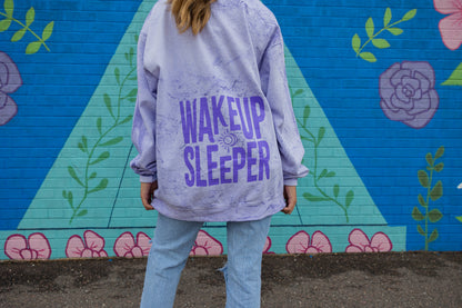 Wake Up Sleeper Amethyst Crewneck